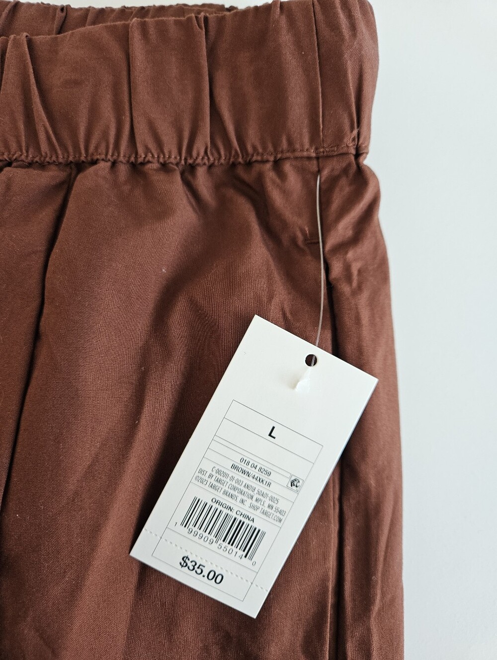 NWT Wide Leg Pull-On Pants | Size L - Picture 9 of 12